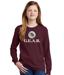 Image of GEAR Youth Long Sleeve Core Cotton Tee 
