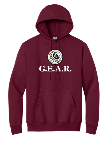 GEAR Adult Essential Fleece Pullover Hooded Sweatshirt  image thumbnail