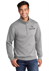 Image of GEAR Adult Core Fleece 1/4-Zip Pullover Sweatshirt 