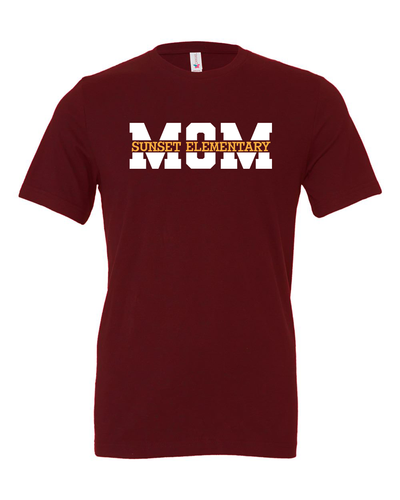 Sunset Mom BELLA+CANVAS Unisex Jersey Short Sleeve Tee image thumbnail
