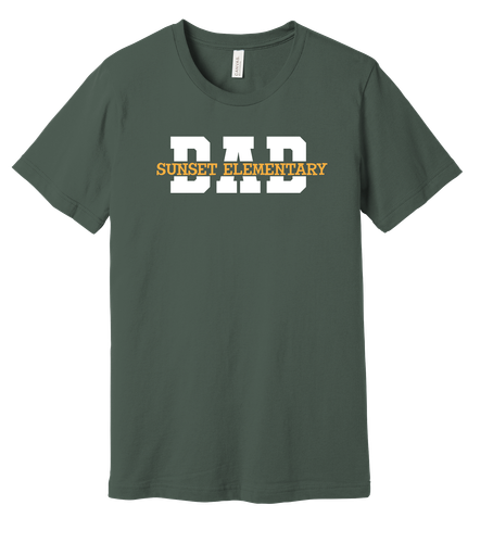 Sunset Dad BELLA+CANVAS Unisex Jersey Short Sleeve Tee  image thumbnail