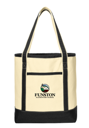 Image of Funston Large Cotton Canvas Boat Tote
