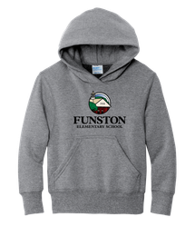 Image of Funston Youth Core Fleece Pullover Hooded Sweatshirt 