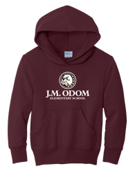 Image of Odom Youth Core Fleece Pullover Hooded Sweatshirt