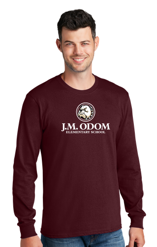 Odom Adult Long Sleeve Core Cotton Tee image thumbnail