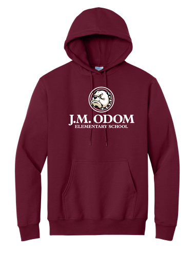 Odom Adult Essential Fleece Pullover Hooded Sweatshirt image thumbnail