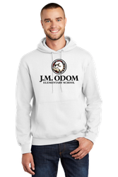 Image of Odom Adult Essential Fleece Pullover Hooded Sweatshirt