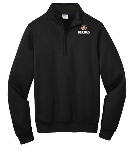 Doerun Adult Core Fleece 1/4-Zip Pullover Sweatshirt image thumbnail