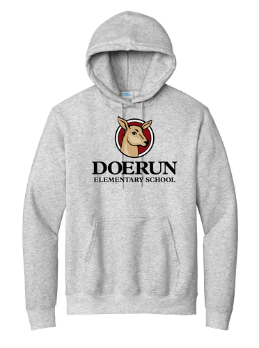 Doerun Adult Essential Fleece Pullover Hooded Sweatshirt  image thumbnail