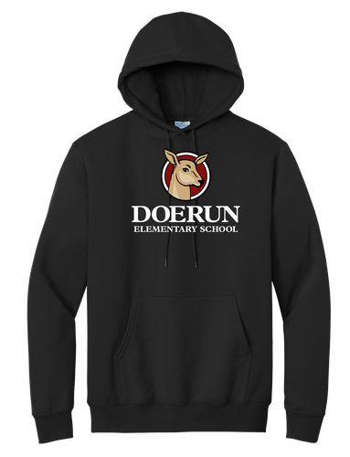 Doerun Adult Essential Fleece Pullover Hooded Sweatshirt  image thumbnail