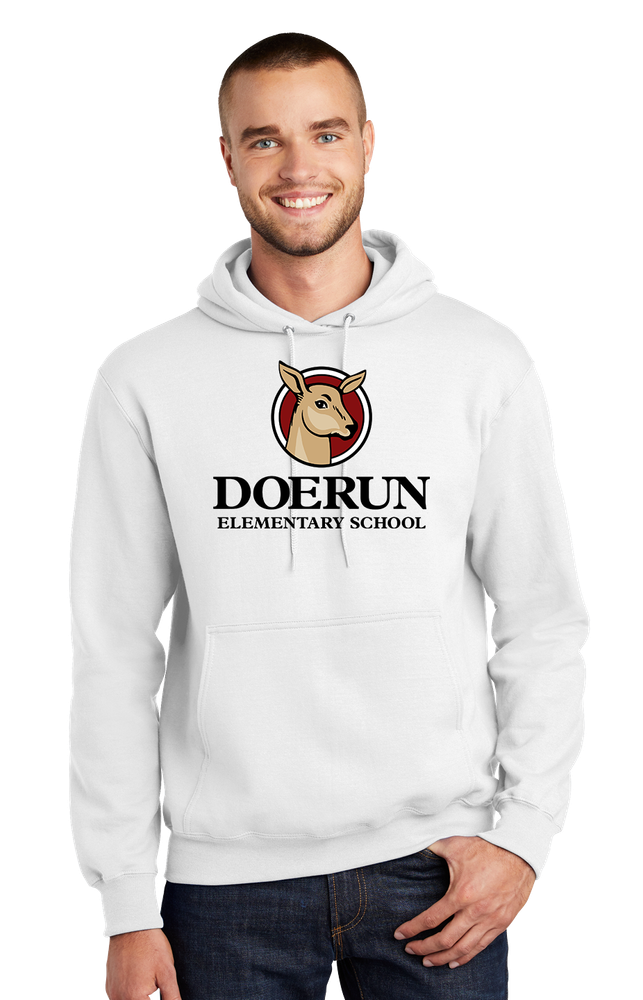 Doerun Adult Essential Fleece Pullover Hooded Sweatshirt  primary image
