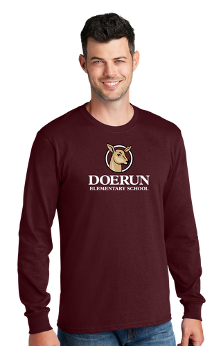 Doerun Adult Long Sleeve Core Cotton Tee  image thumbnail