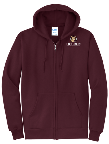 Doerun Core Fleece Full-Zip Hooded Sweatshirt  image thumbnail