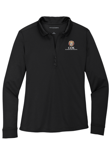 Cox Women's Silk Touch Performance Long Sleeve Polo image thumbnail