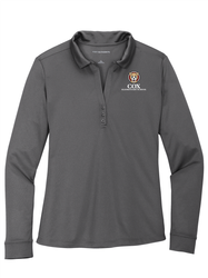 Image of Cox Women's Silk Touch Performance Long Sleeve Polo
