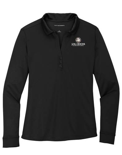 Odom Women's Silk Touch Performance Long Sleeve Polo image thumbnail