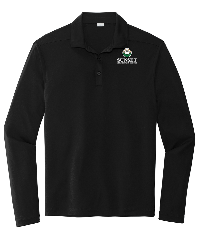 Sunset Men's Posi-UV Pro Long Sleeve Polo primary image