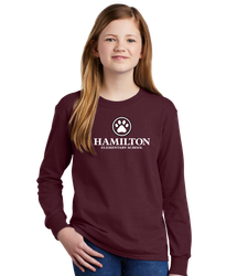 Image of Hamilton Youth Long Sleeve Core Cotton Tee