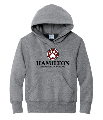 Hamilton Youth Core Fleece Pullover Hooded Sweatshirt  image thumbnail