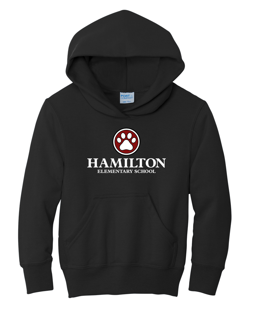 Hamilton Youth Core Fleece Pullover Hooded Sweatshirt  primary image