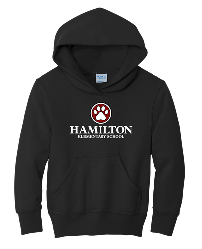 Hamilton Youth Core Fleece Pullover Hooded Sweatshirt  image thumbnail