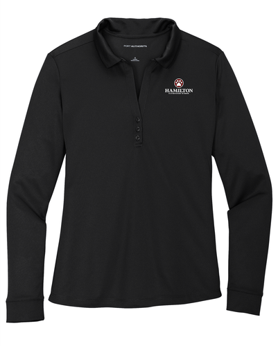 Hamilton Women's Silk Touch Performance Long Sleeve Polo image thumbnail