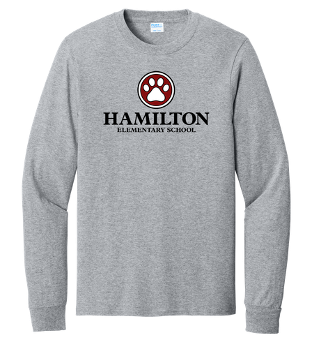 Hamilton Adult Long Sleeve Core Cotton Tee image thumbnail