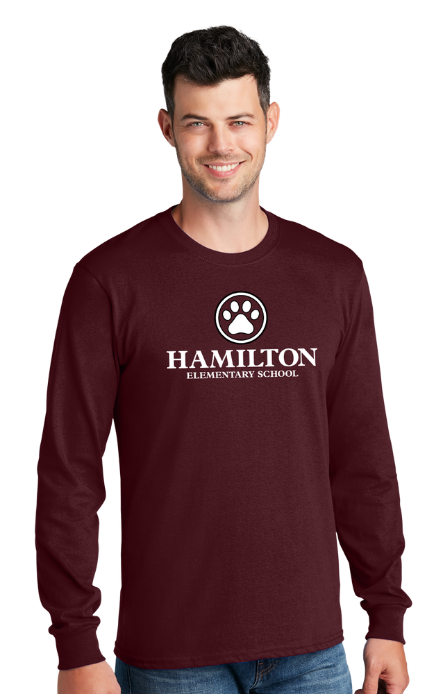 Hamilton Adult Long Sleeve Core Cotton Tee primary image