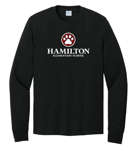 Hamilton Adult Long Sleeve Core Cotton Tee image thumbnail