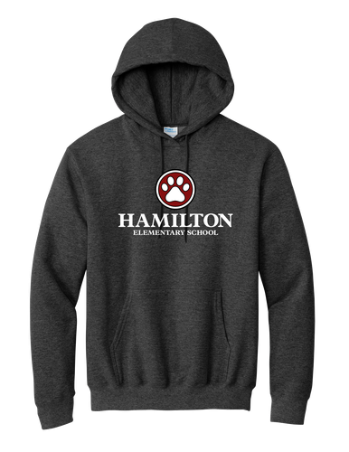 Hamilton Adult Essential Fleece Pullover Hooded Sweatshirt image thumbnail