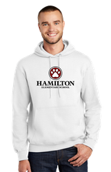 Image of Hamilton Adult Essential Fleece Pullover Hooded Sweatshirt