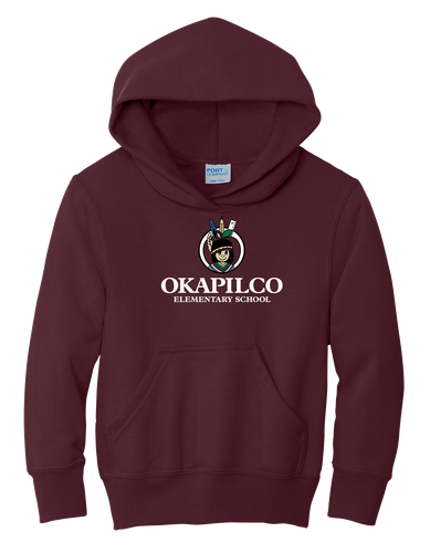 Okapilco Youth Core Fleece Pullover Hooded Sweatshirt image thumbnail