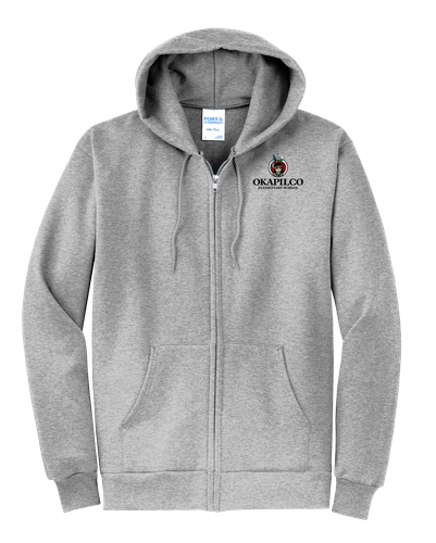 Okapilco Adult Core Fleece Full-Zip Hooded Sweatshirt image thumbnail