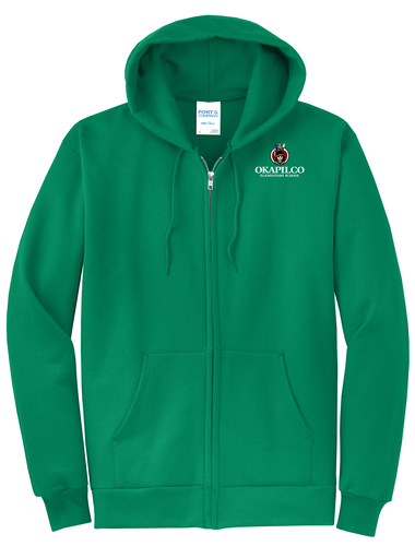 Okapilco Adult Core Fleece Full-Zip Hooded Sweatshirt image thumbnail