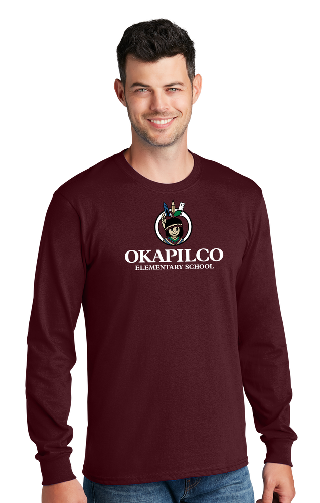 Okapilco Adult Long Sleeve Core Cotton Tee  primary image