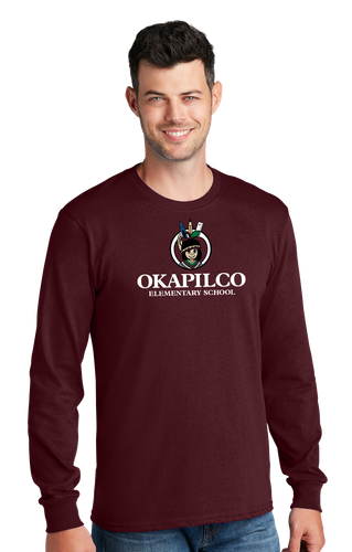 Okapilco Adult Long Sleeve Core Cotton Tee  image thumbnail