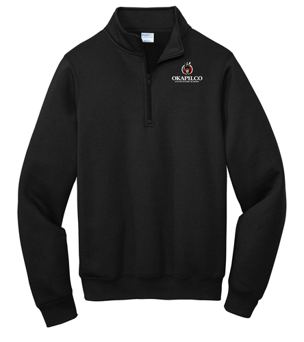 Okapilco Adult Core Fleece 1/4-Zip Pullover Sweatshirt  image thumbnail