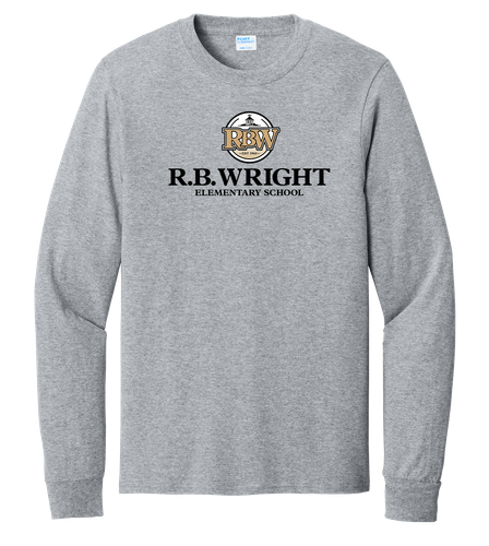 R B Wright Youth Long Sleeve Core Cotton Tee image thumbnail