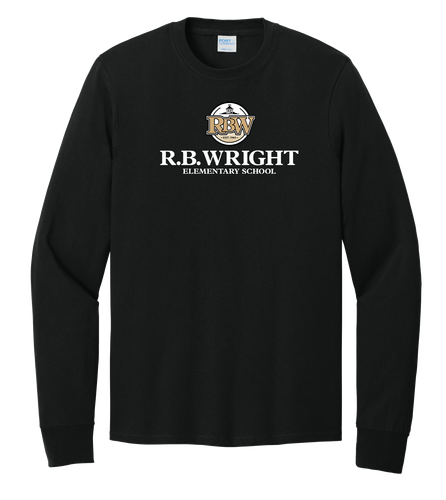 R B Wright Youth Long Sleeve Core Cotton Tee image thumbnail