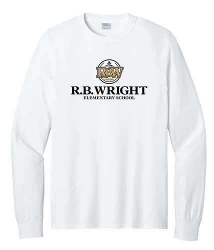 R B Wright Youth Long Sleeve Core Cotton Tee image thumbnail