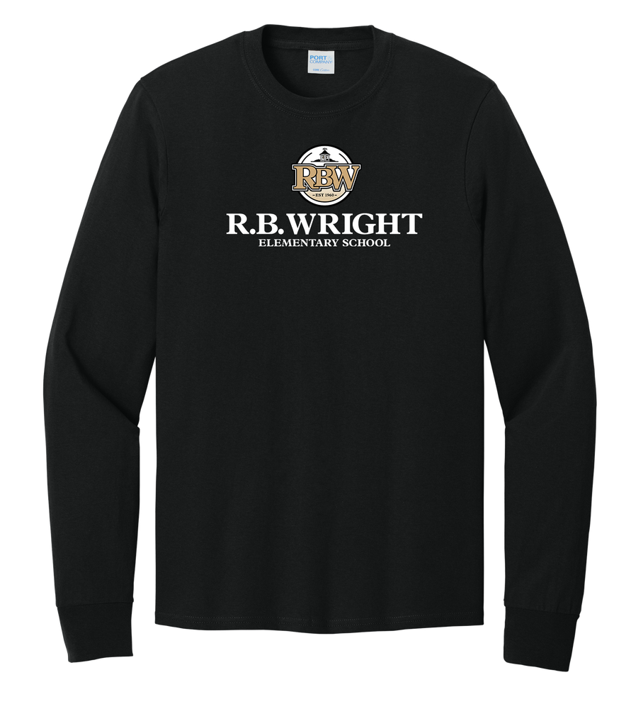 R B Wright Adult Long Sleeve Core Cotton Tee  primary image