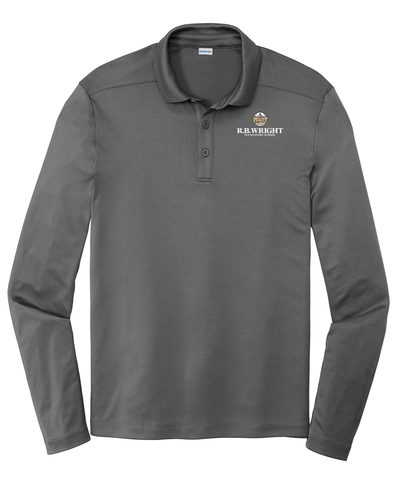 R B Wright Men's Posi-UV Pro Long Sleeve Polo image thumbnail
