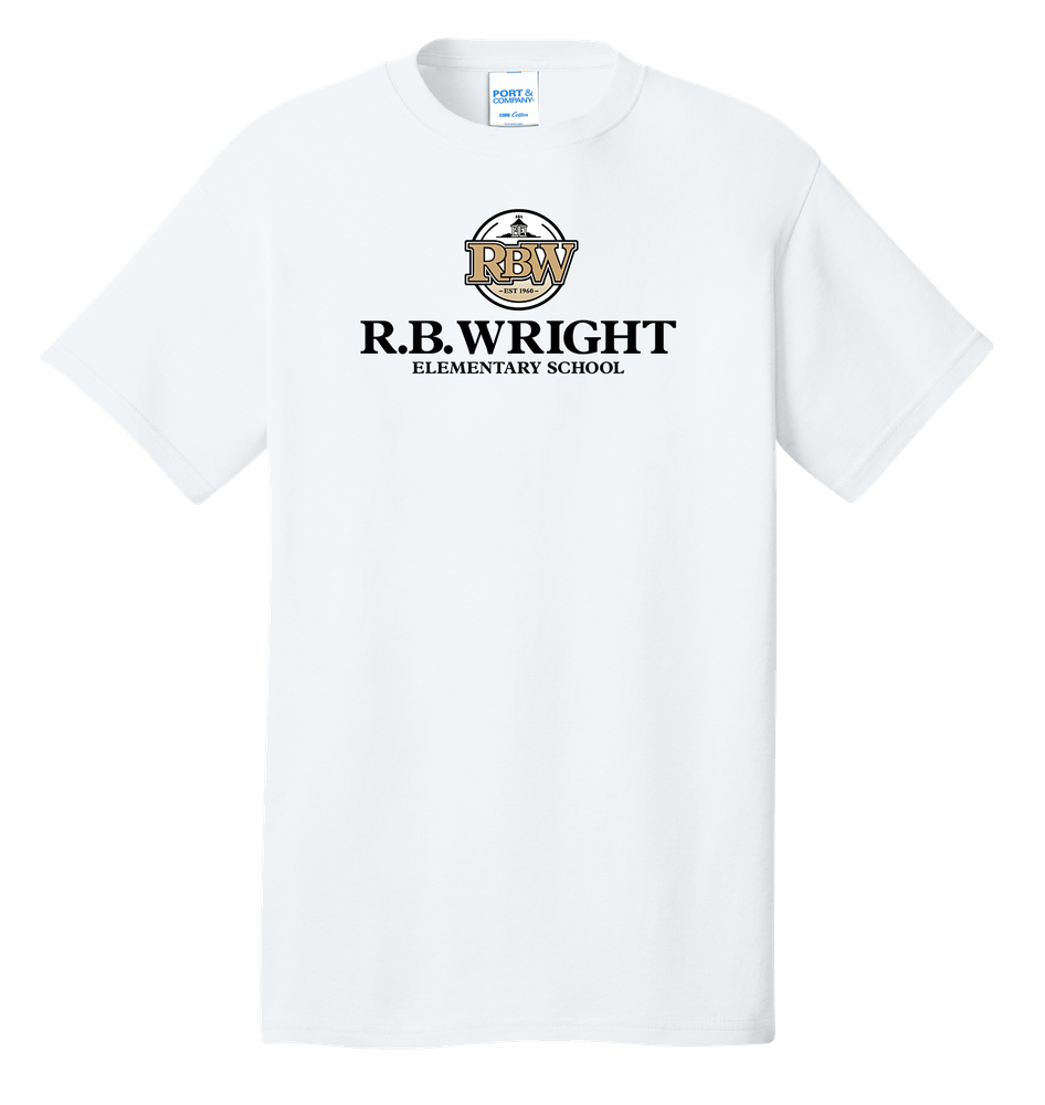 R B Wright Youth Core Cotton Tee primary image