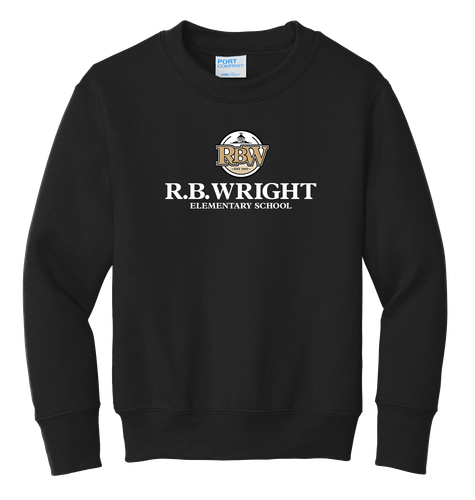 R B Wright Youth Core Fleece Crewneck Sweatshirt  image thumbnail