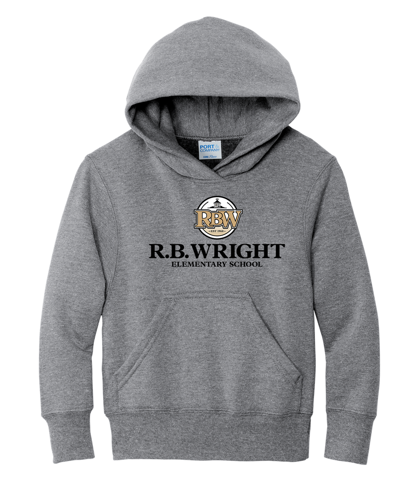 R B Wright Youth Core Fleece Pullover Hooded Sweatshirt  primary image