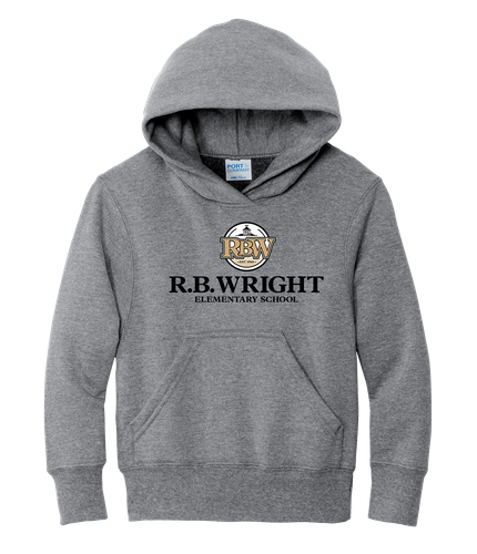R B Wright Youth Core Fleece Pullover Hooded Sweatshirt  image thumbnail