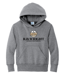 Image of R B Wright Youth Core Fleece Pullover Hooded Sweatshirt 