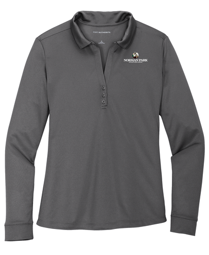 Norman Park Women's Silk Touch Performance Long Sleeve Polo  image thumbnail