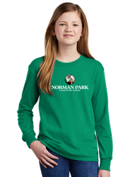 Image of Norman Park Youth Long Sleeve Core Cotton Tee 