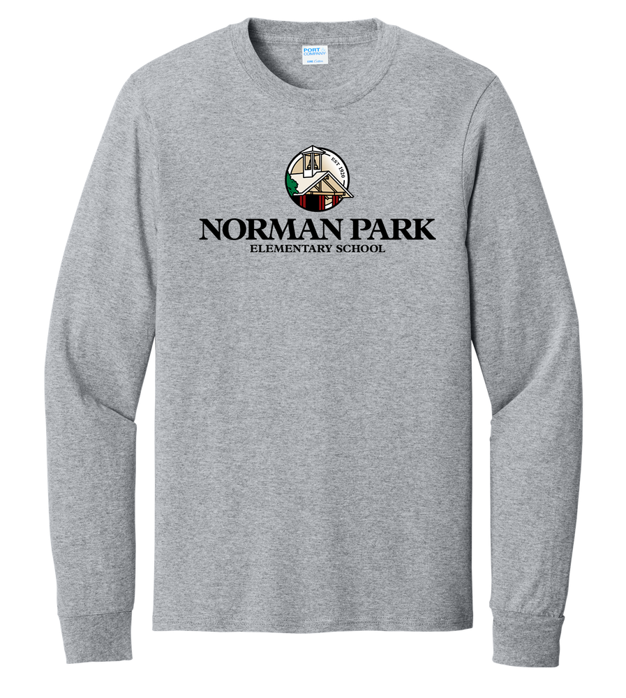 Norman Park Adult Long Sleeve Core Cotton Tee primary image